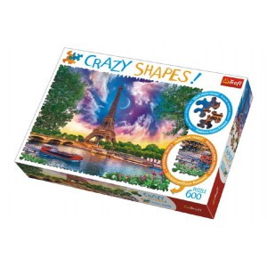 Puzzle Nebe nad Pa 600 dlk Crazy Shapes 68x48cm v krabici 40x27x6cm - Cena : 182,- K s dph 