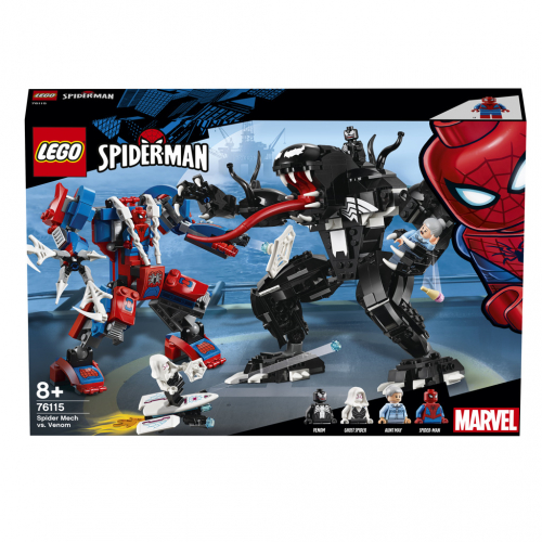 LEGO Super Heroes 76115 -  Spiderman Mech vs. Venom - Cena : 1145,- K s dph 