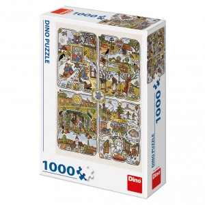 Puzzle Josef Lada: Ron obdob 1000D - Cena : 210,- K s dph 