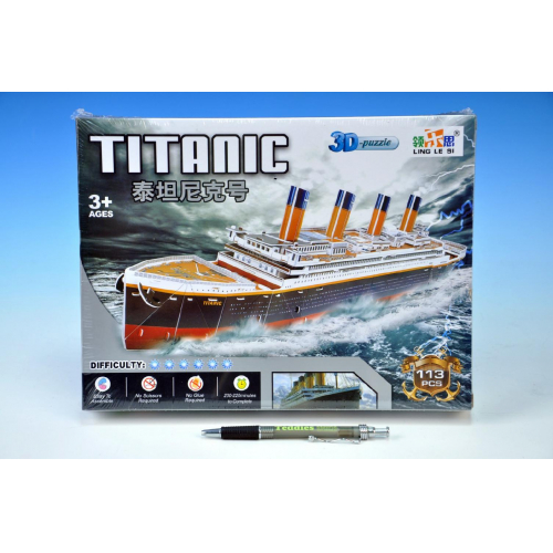 Pnov puzzle 3D Titanic 113 dlk - Cena : 229,- K s dph 