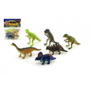 Dinosaurus plast 6ks  14x19x3cm - Cena : 35,- K s dph 