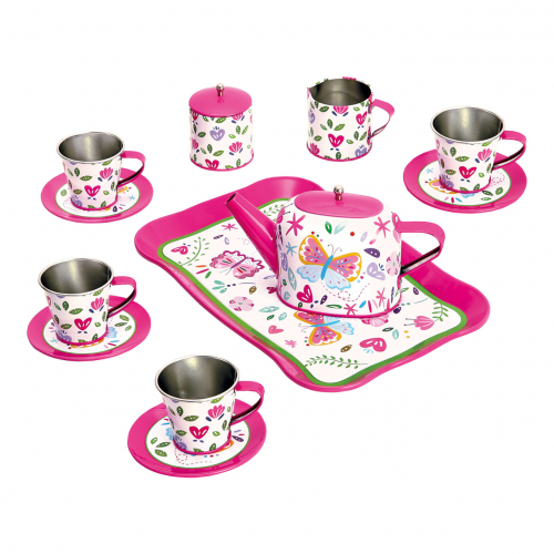 Obrázek Bino Dětský čajový set růžový