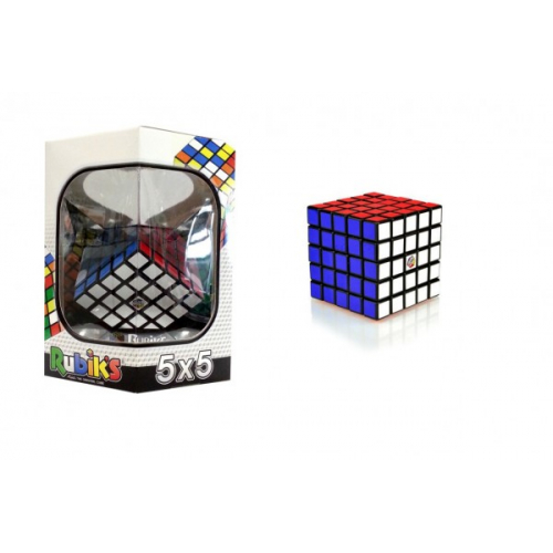 Rubikova kostka hlavolam 5x5 plast 7x7x7cm v krabice 16x17x16cm - Cena : 563,- K s dph 