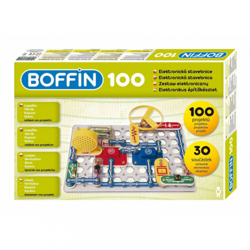 Stavebnice Boffin 100 elektronick 100 projekt  30ks - Cena : 595,- K s dph 