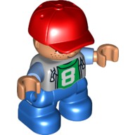 LEGO DUPLO - Figurka s potiskem . 4, Stedn ed - Cena : 79,- K s dph 