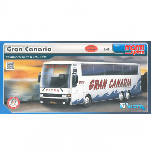 Stavebnice Monti 31 Gran Canaria-Bus Setra 1:48 - Cena : 307,- K s dph 