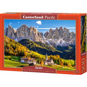 Puzzle 500 dlk - Svat Magdalna, Val di Funes, Italie - Cena : 160,- K s dph 