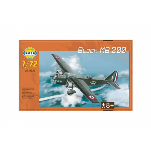 Model Bloch MB.200 31,2x22,3cm - Cena : 244,- K s dph 