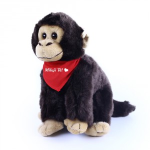 plyov opice valentnsk 20 cm se tkem - Cena : 449,- K s dph 