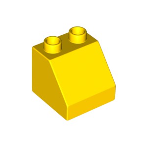 LEGO DUPLO - Stka 2x2x1 1/2, Svtle Yellow - Cena : 10,- K s dph 