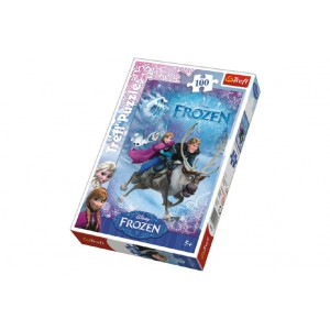 Puzzle Frozen/Ledov krlovstv  100 dlk 27,5x41cm - Cena : 78,- K s dph 