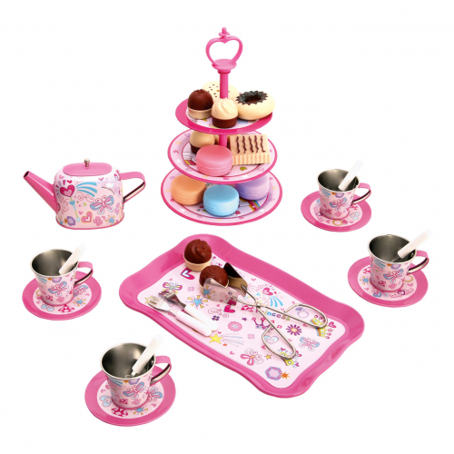 Obrázek Bino Dětský čajový set a stojan s cukrovím