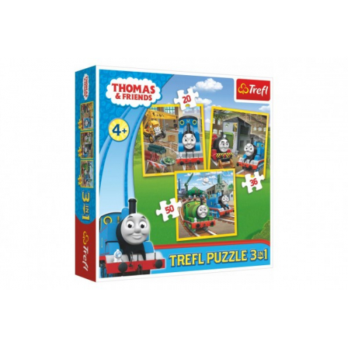 Puzzle 3v1 Mainka Tom/Tom jde do akce 20x19,5cm v krabici 28x28x6cm - Cena : 98,- K s dph 