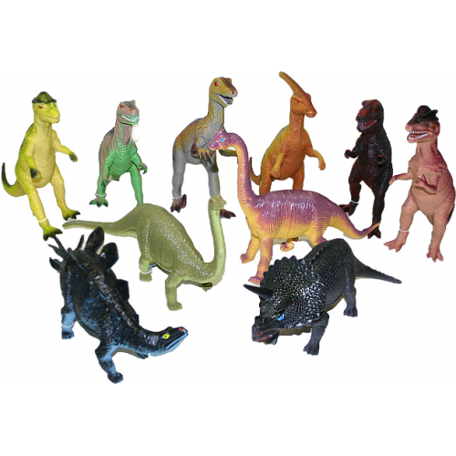 Obrázek dinosaurus 25-35 cm, 10 druhů