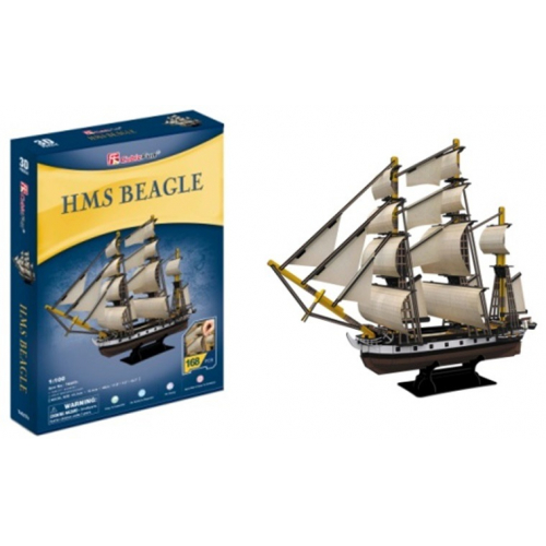 Puzzle 3D HMS Beagle -168 dlk - Cena : 334,- K s dph 