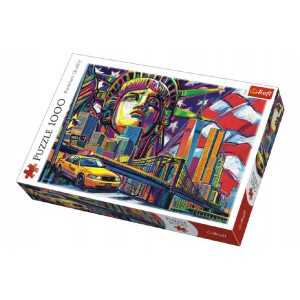 Puzzle Barvy New Yorku 1000 dlk 68x48cm v krabici 40x27x6cm - Cena : 158,- K s dph 