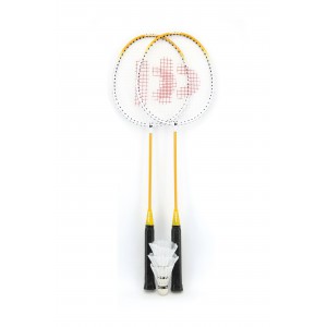 Badminton sada + 3 koky Donnay kov 66cm - 3 barvy v tace - Cena : 197,- K s dph 