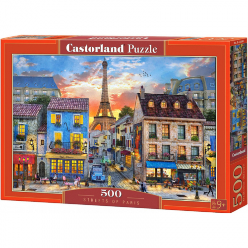 Puzzle 500 dlk - Ulika v Pai - Pohled na Eiffelku - Cena : 125,- K s dph 