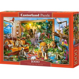 Puzzle Castorland 1000 dlk - Dungle v pokoji - Cena : 202,- K s dph 
