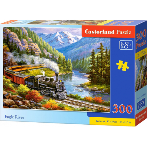 Obrázek Puzzle 300 dílků - Vlak Eagle River
