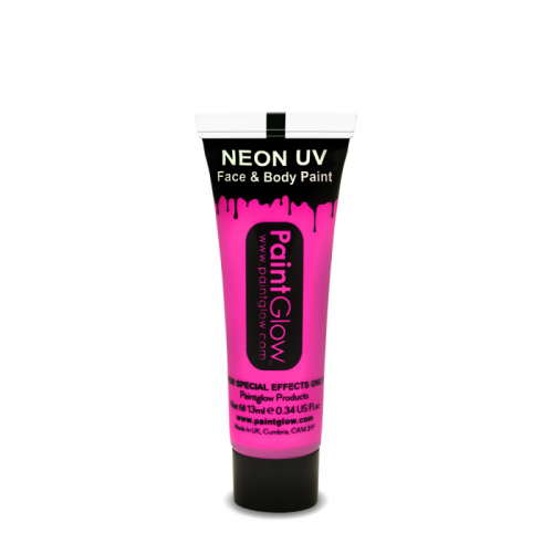 Barvy na obliej UV neon 13 ml - rov (neon pink) - Cena : 44,- K s dph 