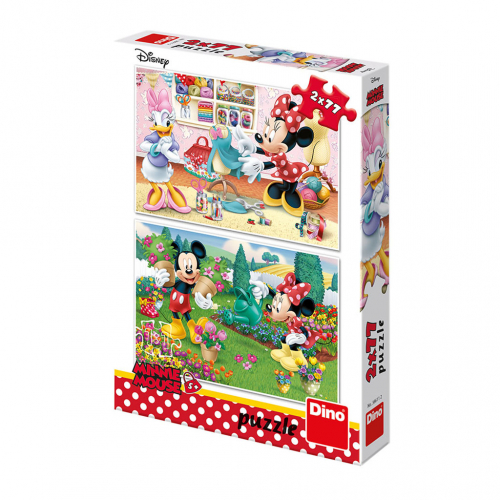 Puzzle Minnie 2x77 dlk 26x18cm - Cena : 168,- K s dph 