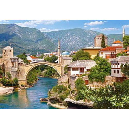 Puzzle 1000 dlk - Mostar Bosna a Hercegovina - Cena : 183,- K s dph 