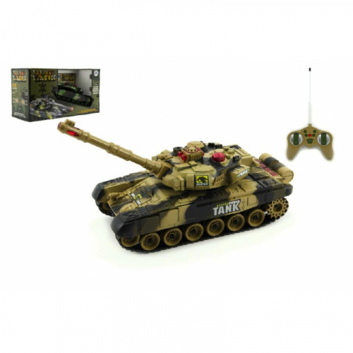 Tank RC plast 25cm s dobjecm packem+adaptr  - 2 druhy - Cena : 566,- K s dph 