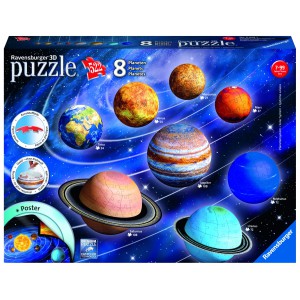Obrázek Puzzle 3D Planetární soustava 522 dílků 3D