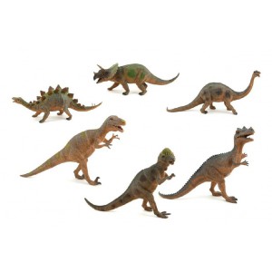 Dinosaurus plast 47cm - 6 druh v boxu - Cena : 348,- K s dph 