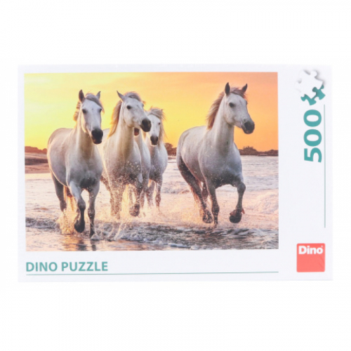 Obrázek Puzzle Koně v příboji 500 dílků
