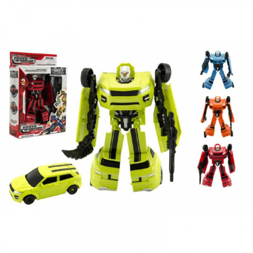 Robot/auto transformer plast 18cm - 4 barvy - Cena : 135,- K s dph 