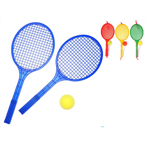 Soft tenis set - 2ks tenisov rakety + 1ks mek 4barvy v sce - Cena : 45,- K s dph 