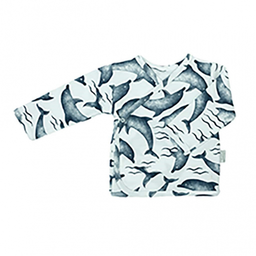 Obrázek Kojenecká bavlněná košilka Nicol Dolphin 56 (0-3m)