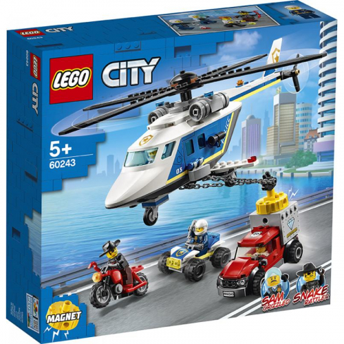 LEGO® City 60243 - Pronásledování s policejní helikoptérou - Cena : 544,- Kč s dph 
