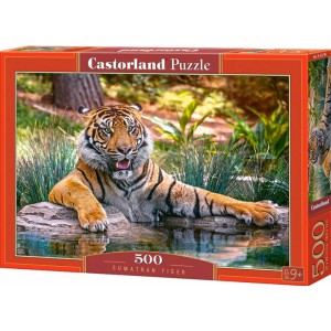 Puzzle 500 dlk - Tygr sumatransk - Cena : 98,- K s dph 