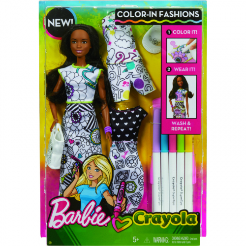 Barbie D.I.Y.crayola vybarvovn at ernoka - Cena : 554,- K s dph 