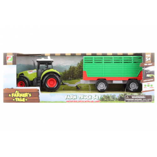 Traktor s vlekou na baterie - Cena : 234,- K s dph 