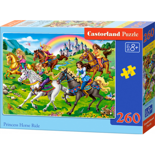 Puzzle Castorland 260 dlk - Princezny na vyjce - Cena : 89,- K s dph 