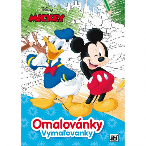 Obrzek Omalovnka A4 Mickey Mouse