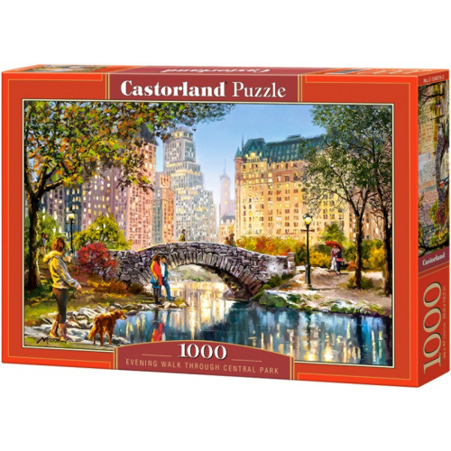 Puzzle Castorland 1000 dlk - Veern prochzka v Centrl Parku - Cena : 179,- K s dph 
