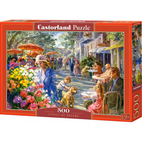 Puzzle Castorland 500 dlk - Ulice sn - Cena : 125,- K s dph 
