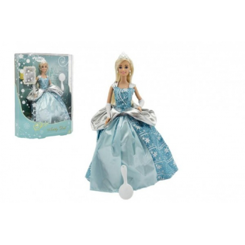 Panenka kloubov Anlily zimn princezna plast 28cm v krabici 27x33x8cm - Cena : 274,- K s dph 