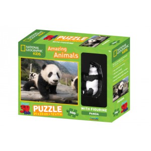 3D Puzzle Panda 100 dlk figurka - Cena : 314,- K s dph 