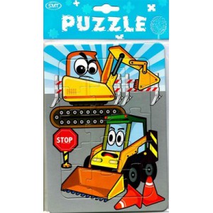Puzzle Pracovn stroje - Cena : 26,- K s dph 