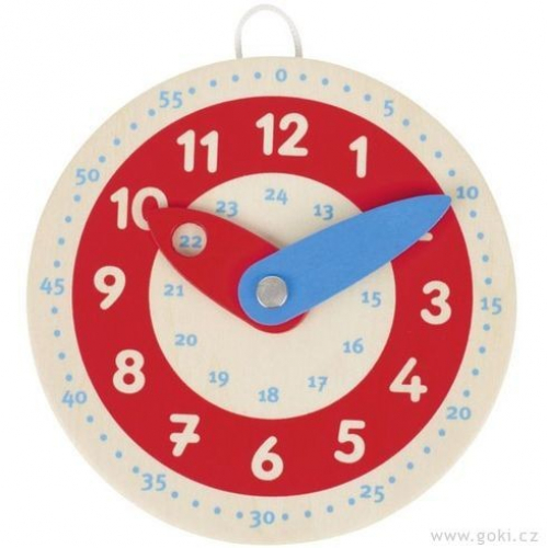 Obrázek Dřevěné hodiny 10 cm
