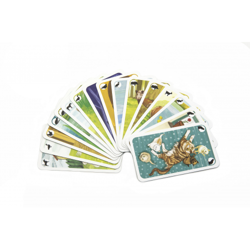 Obrázek Černý Petr zvířátka společenská hra karty v papírové krabičce 6,5x10,5x1cm