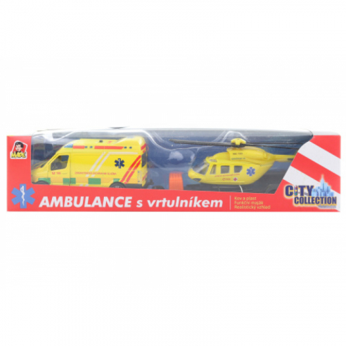 Obrázek Sada ambulance + vrtulník se světlem a zvukem