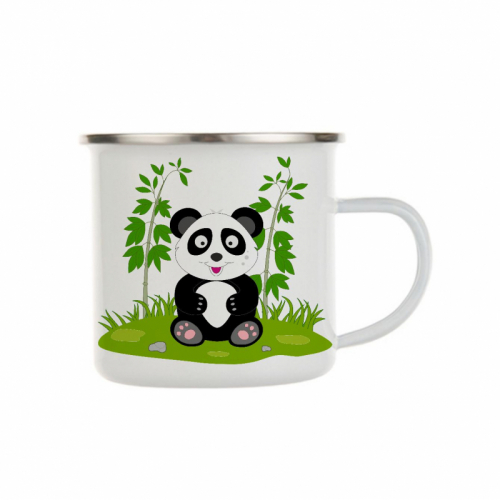 Obrázek Plecháček Veslá zvířátka Panda v přírodě