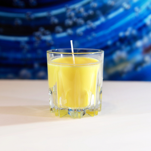 Obrázek Vonná svíčka střední - žlutá, vanilka
